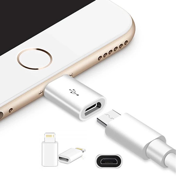 Adaptador Data Transfer + Charger - Micro Usb To Lightning