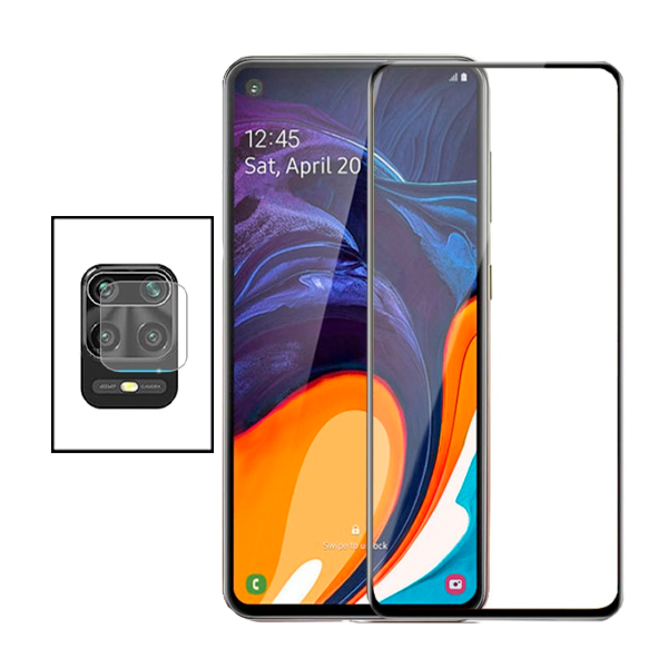 Kit Película Protectora para Câmara Traseira + Película de Vidro Temperado GorilasGlass para Xiaomi Redmi 10x 4G