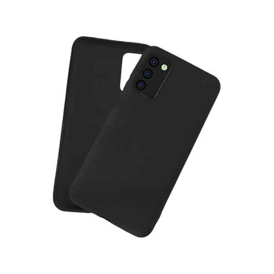 Capa Proteção Traseira Silicone para Samsung Galaxy A03s - Preto