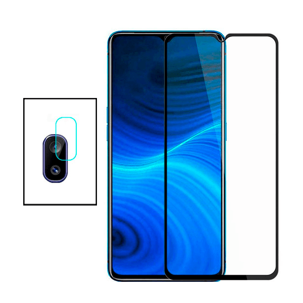Kit Película Protectora para Câmara Traseira + Película de Vidro Temperado GorilasGlass para Samsung A20e