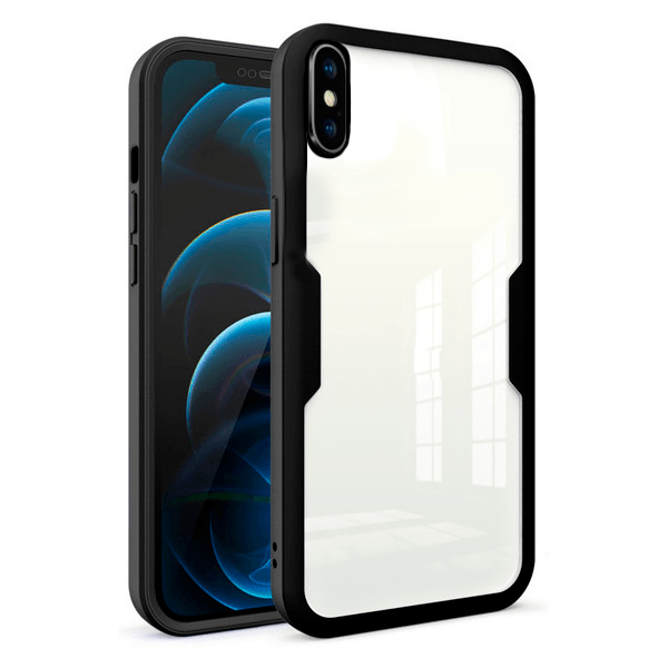 Capa 360° Proteção Frente e Verso para Apple iPhone X - Preto