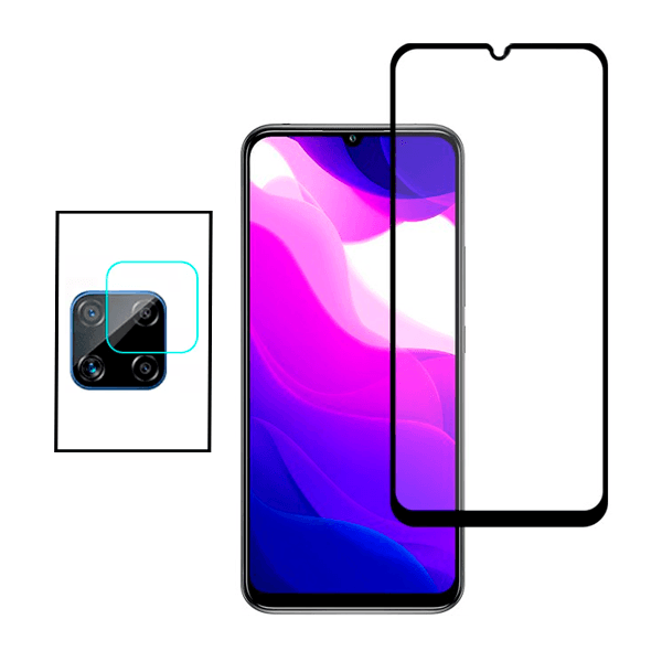 Kit Película Protectora para Câmara Traseira + Película de Vidro Temperado GorilasGlass para Samsung Galaxy A42 5G