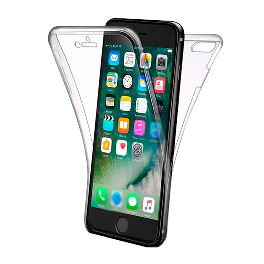 Capa 360° Proteção Frente e Verso para Apple iPhone SE 2022 - Transparente