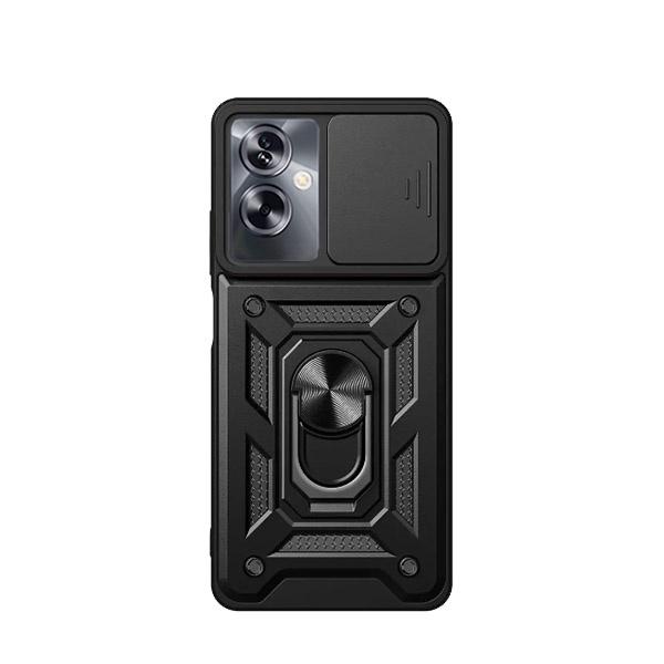 Capa de Proteção Militar Magnética Janela Deslizante GIFT4ME para Oppo A79 5G - Preto