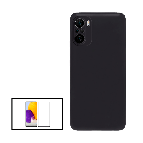 Kit Película de Vidro Temperado GorilasGlass + Capa Proteção Traseira Silicone para Xiaomi 11T Pro