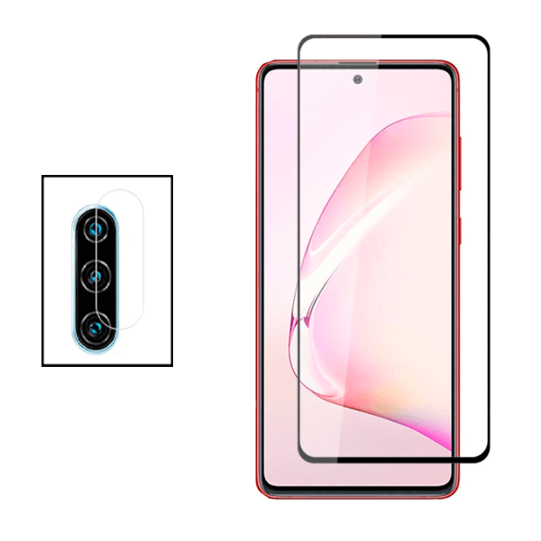 Kit Película Protectora para Câmara Traseira + Película de Vidro Temperado GorilasGlass Curvado para Samsung Galaxy Note 10 Plus