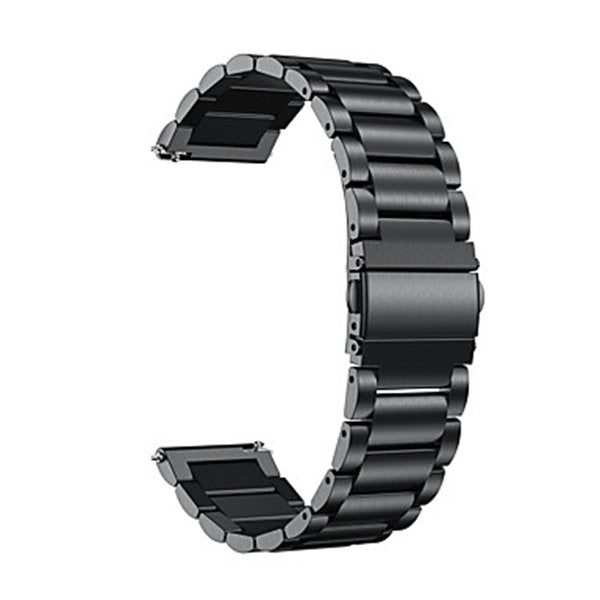 Bracelete de Aço + Ferramenta para Garmin Vivoactive 3 e 3 Music / Vivomove HR / Vivomove 3 / Vivomove style 20mm / Vivomove Luxe  - Preto