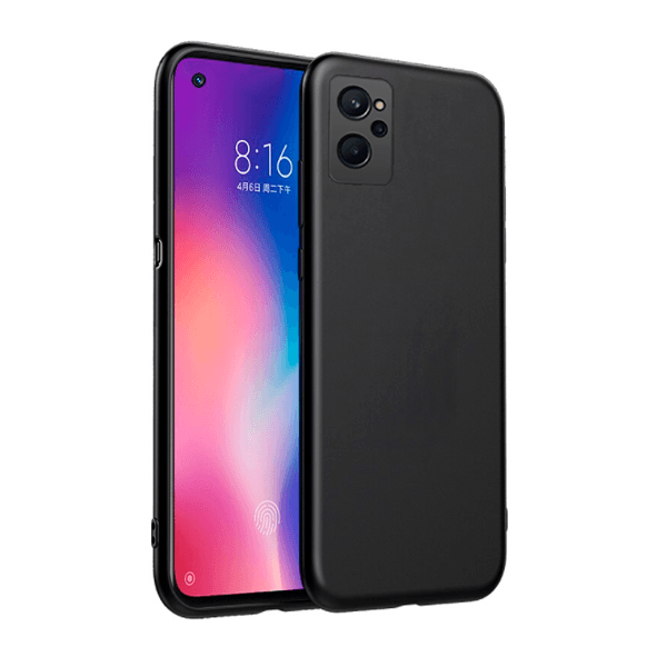 Capa Proteção Traseira Silicone para Realme 9i - Preto