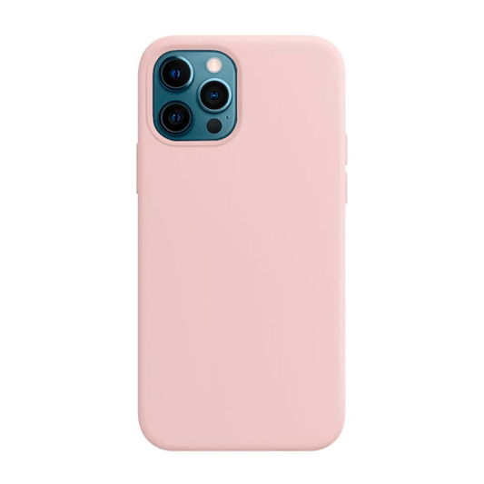 Capa Proteção Traseira Silicone para iPhone 13 Pro Max - Rosa