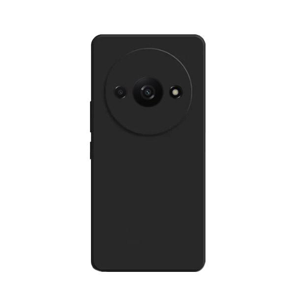 Capa Proteção Traseira Silicone GIFT4ME para Xiaomi Redmi A3 - Preto