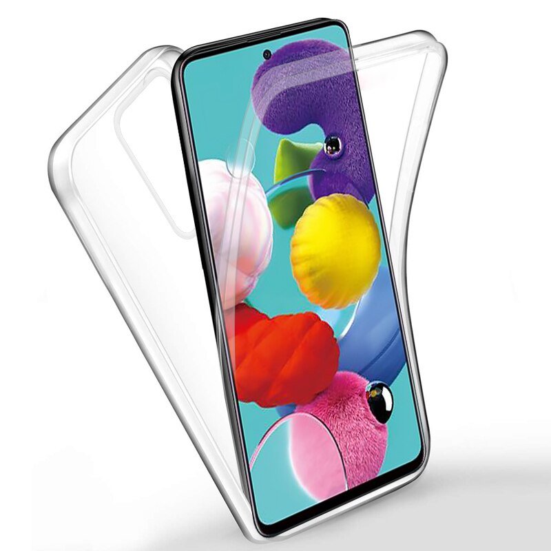 Capa 360° Proteção Frente e Verso para Samsung Galaxy S20 FE 2022 - Transparente