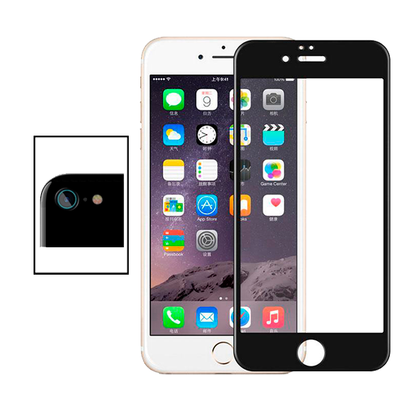 Kit Película Protectora para Câmara Traseira + Película de Vidro Temperado GorilasGlass para iPhone 6 / 6S