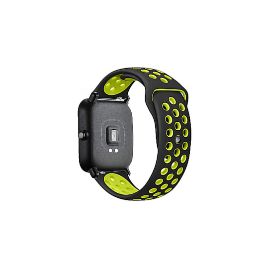 Bracelete Desportiva para OnePlus Nord Watch - Preto / Verde