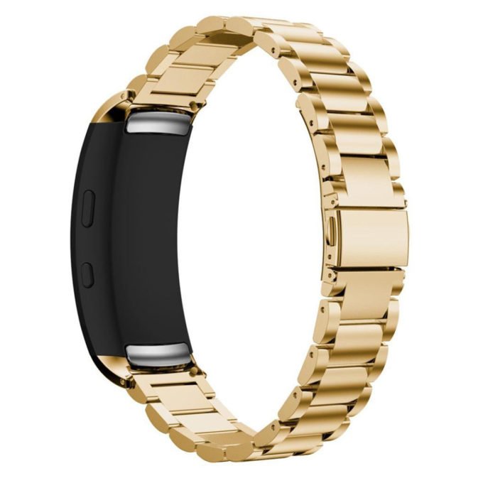 Bracelete de Aço + Ferramenta para Samsung Gear Fit2 ((R360)) - Ouro