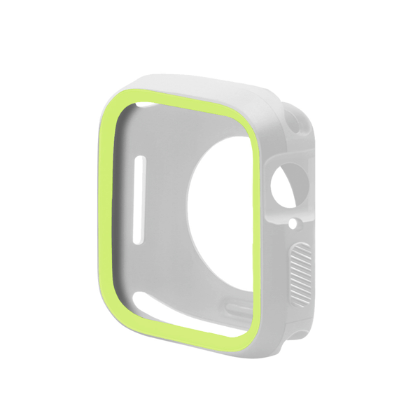 Capa de Proteção Reforçada para Apple Watch Series 7 - 41mm - Cinza / Verde