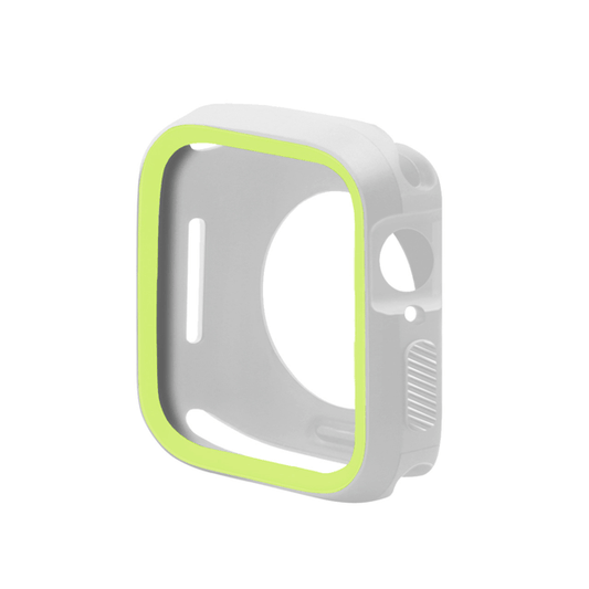 Capa de Proteção Reforçada para Apple Watch Series 7 - 45mm - Cinza / Verde