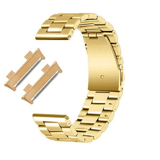 Bracelete de Aço + Ferramenta para Oppo Watch 46mm - Ouro