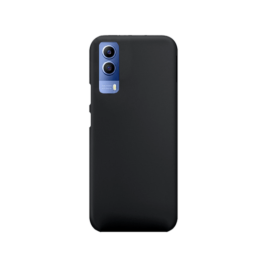 Capa Proteção Traseira Silicone para Vivo Y53s - Preto