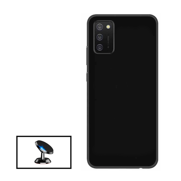 Kit Suporte Magnético + Capa Proteção Traseira Silicone para Nokia G21 - Preto