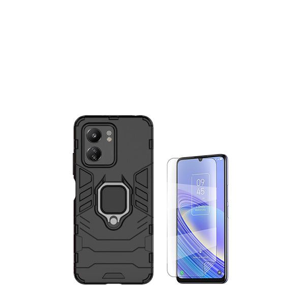 Kit Película Protectora de Hydrogel Frente + Capa de Proteção Militar Magnética GIFT4ME para Xiaomi Redmi 13C - Preto