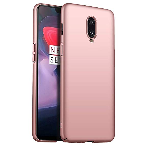 Capa Rígida e Fina para OnePlus 6T Rosa