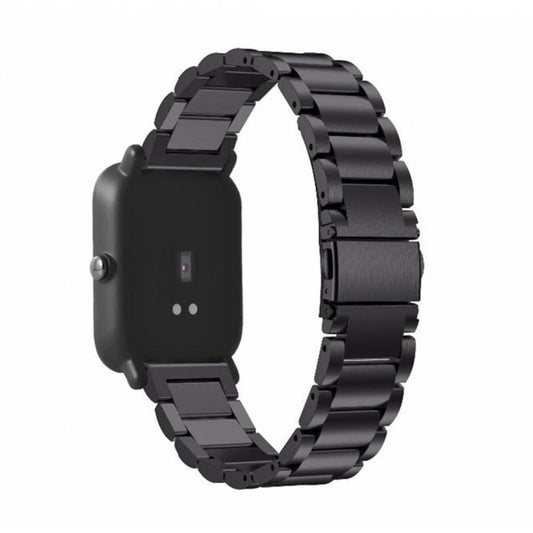 Bracelete de Aço + Ferramenta para Amazfit GTR 42 - Preto