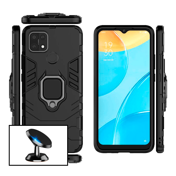 Kit Suporte Magnético + Capa de Proteção Militar Magnética para Realme C25S