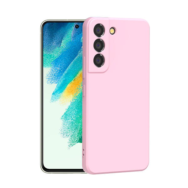 Capa Proteção Traseira Silicone para Samsung Galaxy S22 5G - Rosa