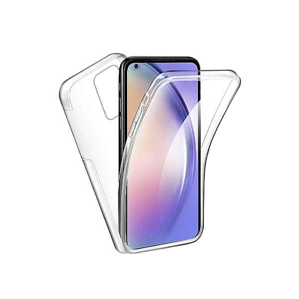 Capa 360° Proteção Frente e Verso para Oppo Reno 8 Lite - Transparente
