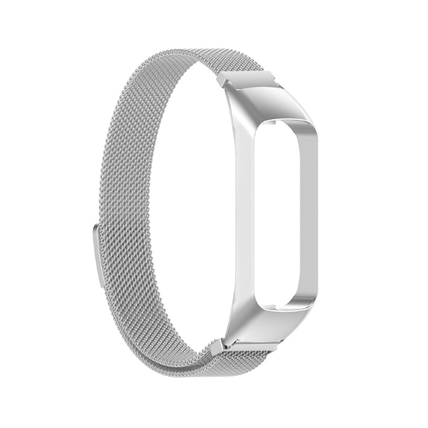 Bracelete Milanese Com Fecho Magnético para Samsung Galaxy Fit2 (SM-R220) - Cinza