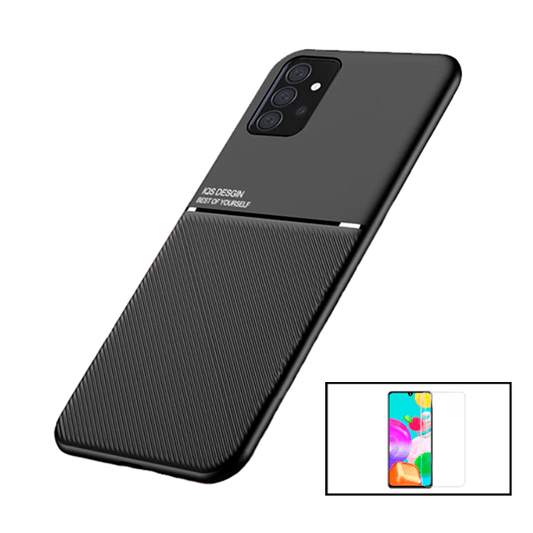 Kit Capa Traseira Magnética Anti Choque + Película de Vidro Temperado GorilasGlass para Samsung Galaxy A52