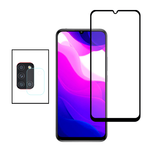 Kit Película Protectora para Câmara Traseira + Película de Vidro Temperado GorilasGlass para Samsung Galaxy A31