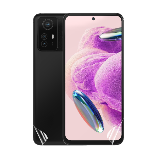 Kit Película Protectora de Hydrogel Frente e Verso para Xiaomi Redmi Note 12S - Transparente