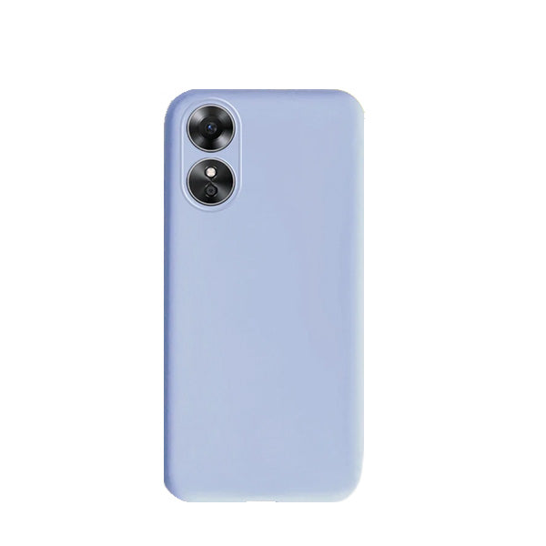 Capa Proteção Traseira Silicone Phonecare para Oppo A17 - Azul Claro