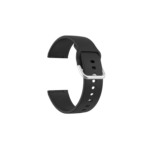 Bracelete Silicone Com Fivela para Fitbit Sense 2 - Preto