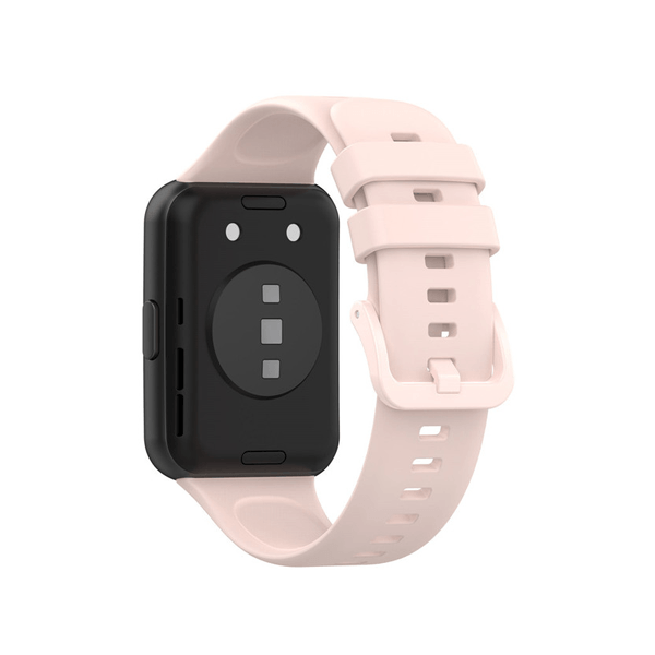 Bracelete Silicone Com Fivela para Huawei Watch Fit 2 - Rosa