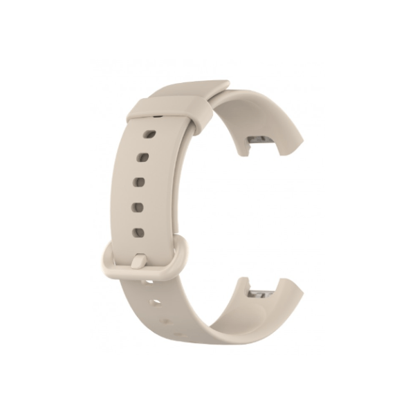 Bracelete Silicone Com Fivela para Xiaomi Redmi Watch 2 lite - Beje