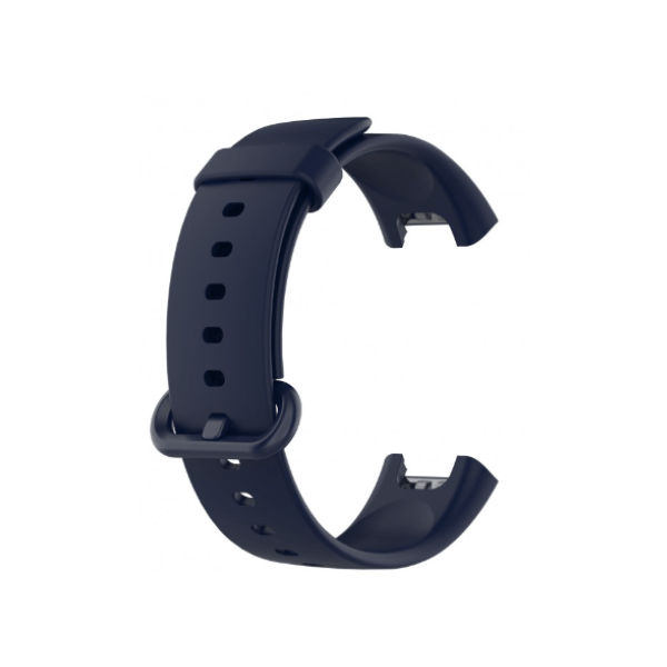 Bracelete Silicone Com Fivela para Xiaomi Mi Watch Lite - Azul Escuro