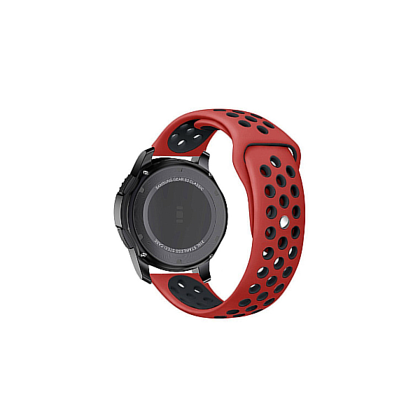 Bracelete Desportiva para Huawei Watch Ultimate - 46mm - Vermelho / Preto