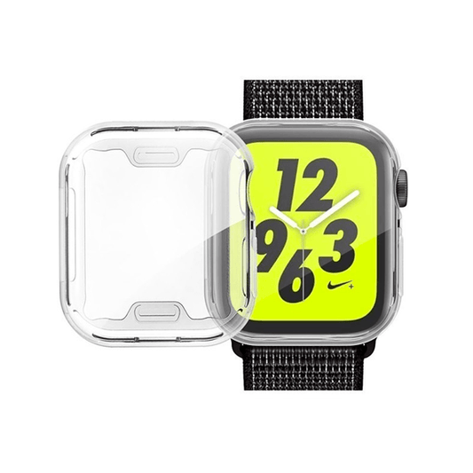 Capa Proteção Total para Apple Watch SE (2022) 44mm - Transparente