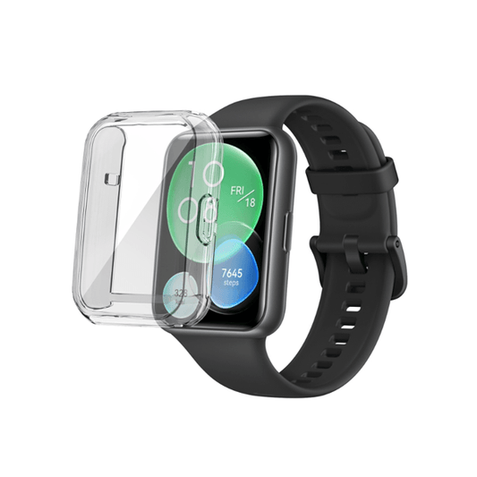 Capa Proteção Total para Huawei Watch Fit 2 Classic - Transparente