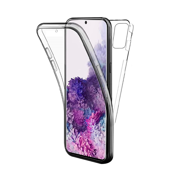Capa 360° Proteção Frente e Verso para Realme C25Y - Transparente