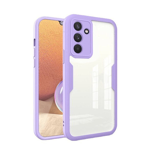 Capa 360° Proteção Frente e Verso para Samsung Galaxy A04s - Lilás