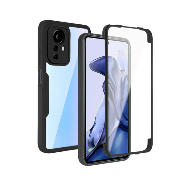 Capa 360° Proteção Frente e Verso para Xiaomi 12T - Preto