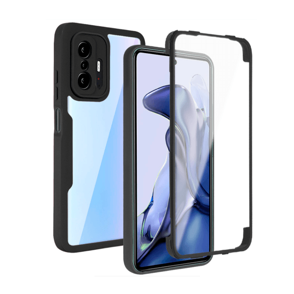 Capa 360° Proteção Frente e Verso para Xiaomi Mi 11T - Preto
