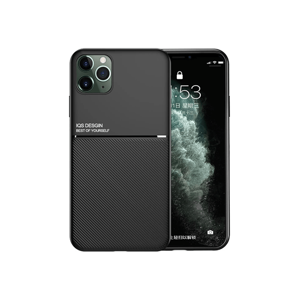 Capa Traseira Magnética Anti Choque para Apple iPhone 14 - Preto