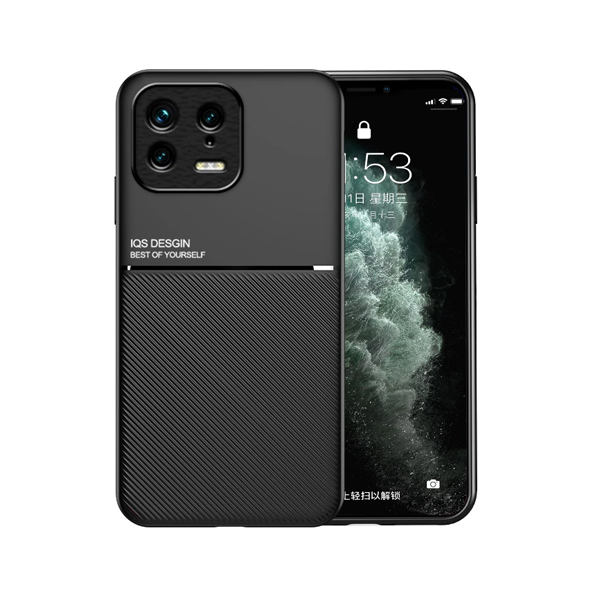 Capa Traseira Magnética Anti Choque para Xiaomi 13 Pro - Preto