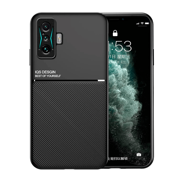 Capa Traseira Magnética Anti Choque para Xiaomi Redmi K50 Gaming - Preto