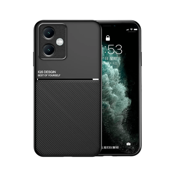Capa Traseira Magnética Anti Choque para Xiaomi Redmi Note 12 - Preto