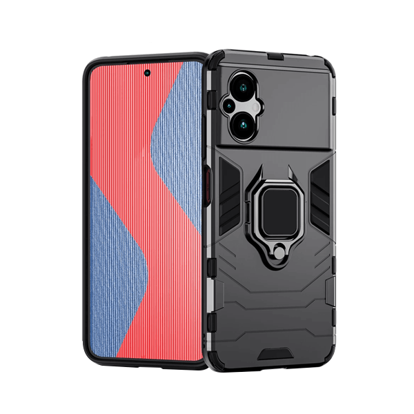 Capa de Proteção Militar Magnética para Xiaomi Poco M5 - Preto